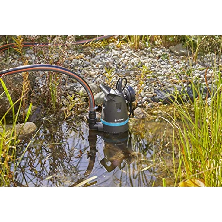 Gardena Schmutzwasser-Tauchpumpe 10.500 Basic: Elektrische Tauchpumpe mit Fördermenge 10.500 l/hEinstellbarer Schwimmerschalter mit Dauerlauffunktion (9008-47) – Bild 4