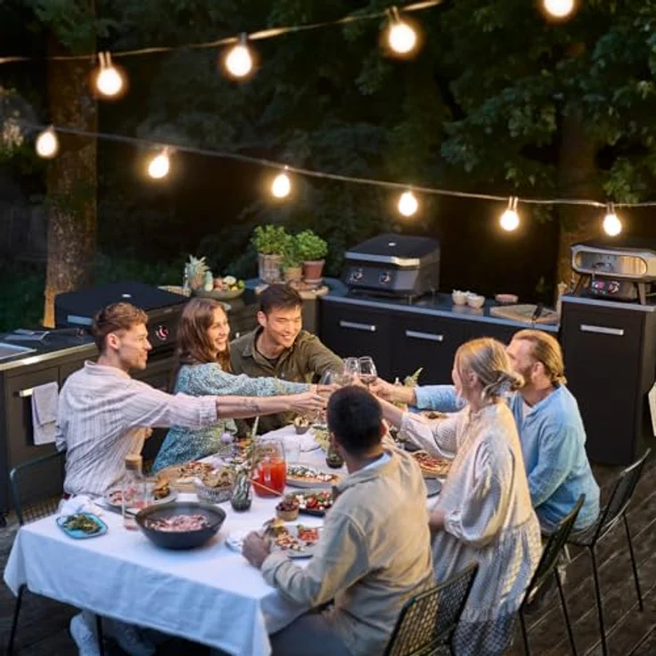 Cozze Outdoor Küche Aussenküche 115, Edelstahl-Arbeitsplatte mit praktischen Aufbewahrungslösungen – Bild 7