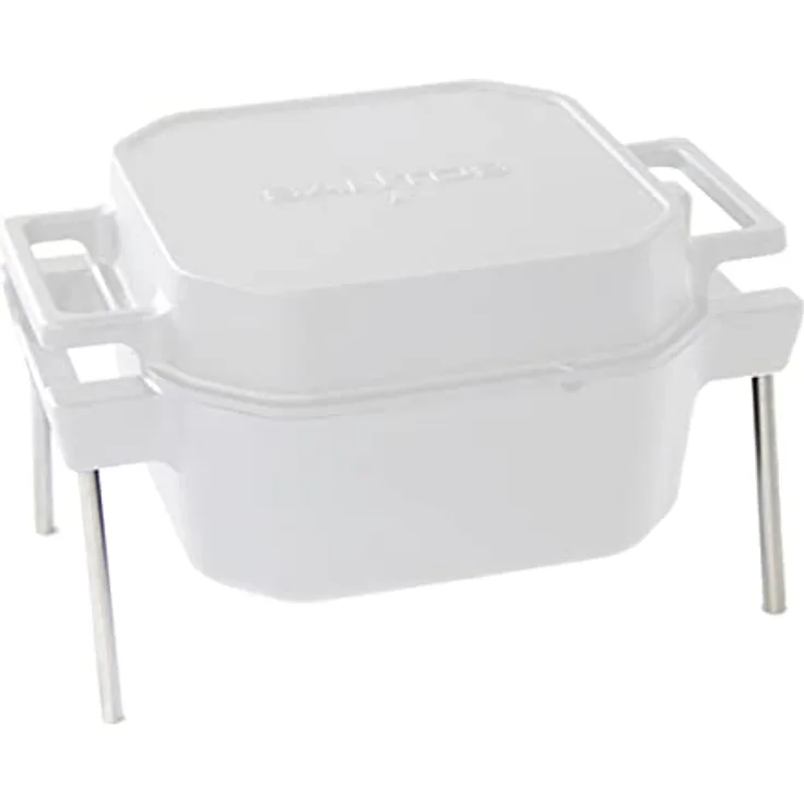 SANTOS Square Dutch Oven Edelstahl Füße - 13cm lange Füße - perfekt zum DOpfen über Holzkohle, Briketts & auf offenem Feuer - einfache Montage - 4 Stk
