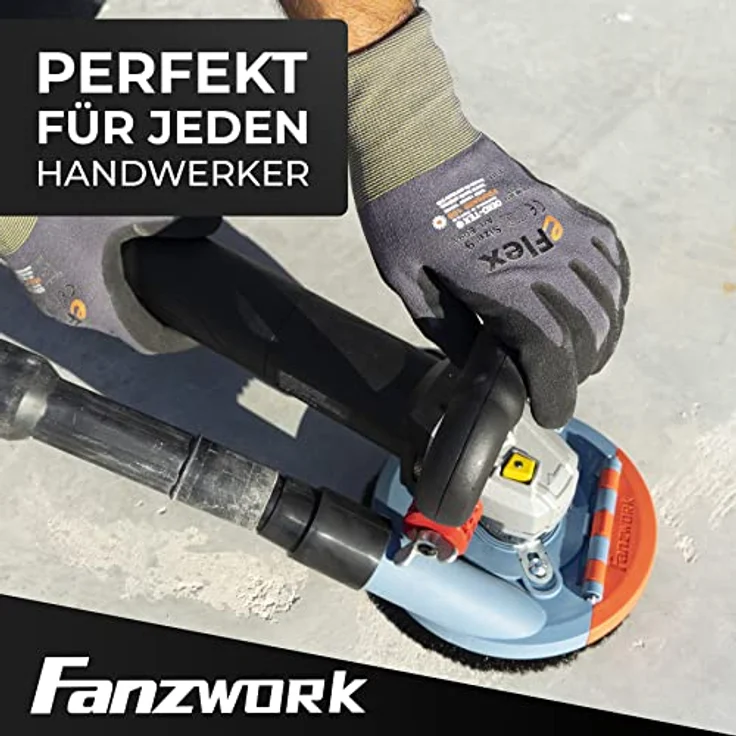 #7 FANZTOOL Absaughaube für Winkelschleifer 125mm + Diamantschleiftopf Premium - Preisvergleich – Bild 8