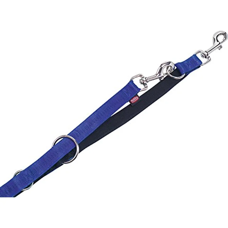 Nobby Führleine Soft Grip, blau L: 200 cm, B: 10 mm, 1 Stück – Bild 1