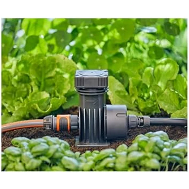 GARDENA Micro-Drip-System Basisgerät 2000: Grundgerät zur Druckreduzierung, Wasserdurchfluss ca. 2.000 l-h, ZollQuick & Easy Zoll-Verbindungstechnik (1354-20) Bewässerungszubehör – Bild 2