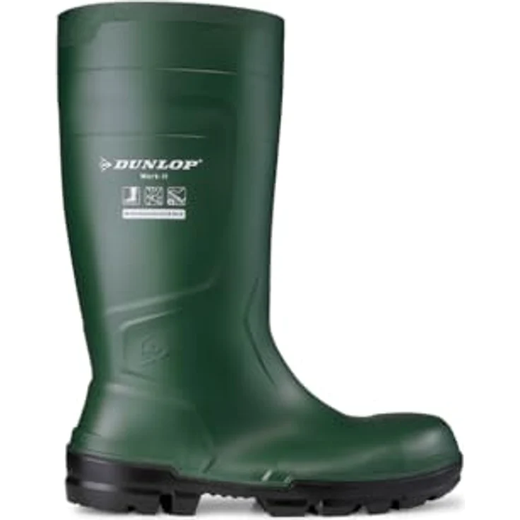 Dunlop Stiefel Work-It full safety S5 grün nach EN ISO 20345:2022 S5 SR FO LG Größe 47, Sicherheitsstiefel mit Stahlkappe und rutschhemmender Sohle – Bild 2