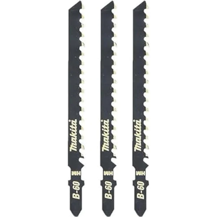 Makita Stichsägeblatt B-60, 75 mm, HM, 6 Zähne pro Zoll, 3er Pack für GFK und Gipskarton – Bild 2
