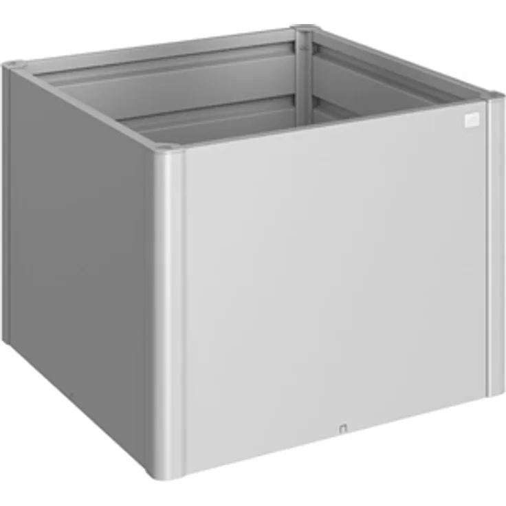 Biohort Hochbeet 1x1 102 x 102 cm silber, metallic Metall Hochbeet
