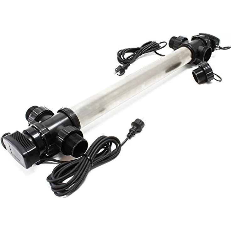 SunSun CUV-772 Edelstahl Teichklärer Wasserklärer Lichtfilter 72W – Bild 3