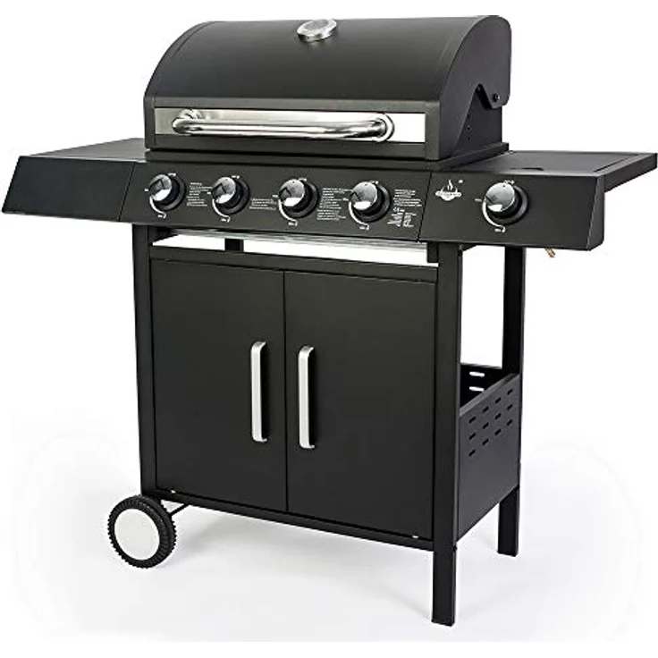 Barbecue El Fuego Gasgrill San Angelo mit 4 Brenner + 1 Seitenbrenner BBQ – Bild 1