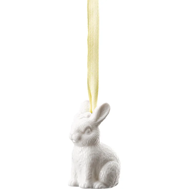 Hutschenreuther Hase Sitzend Osteranhänger Weiss