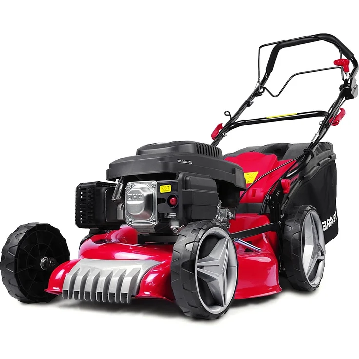 BRAST Rasenmäher Benzin 7PS RED LINE mit Antrieb 51cm Schnittbreite 224ccm Stahlgehäuse 60L Fangkorb – Bild 1