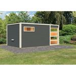 Karibu Saunahaus Hygge terragrau