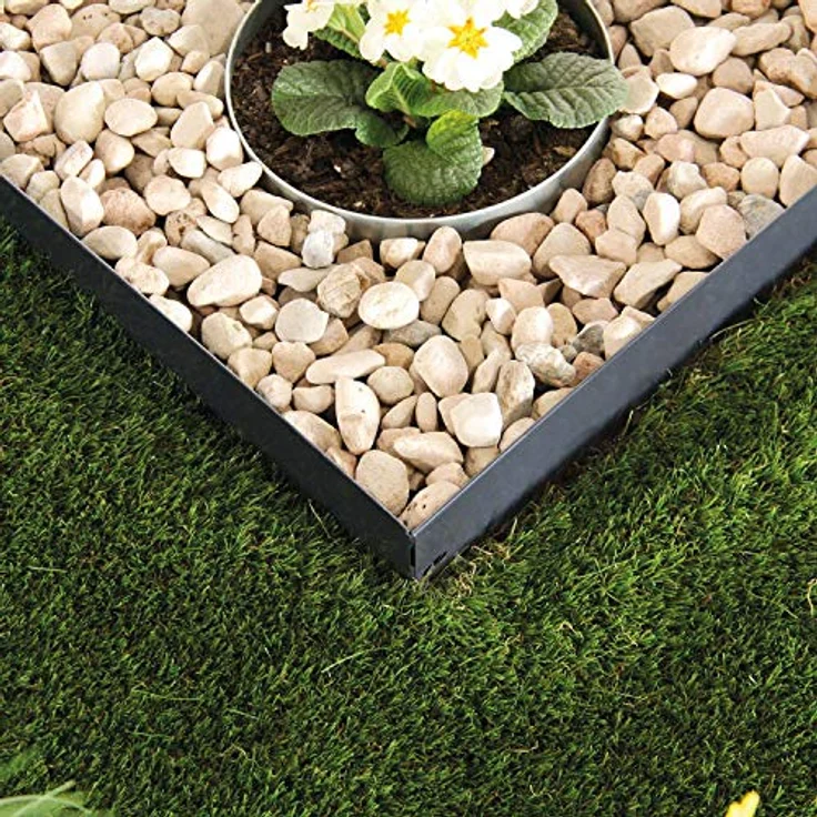 Bellissa Rasenkante Metall anthrazit 118 x 19;5 cm – Bild 6
