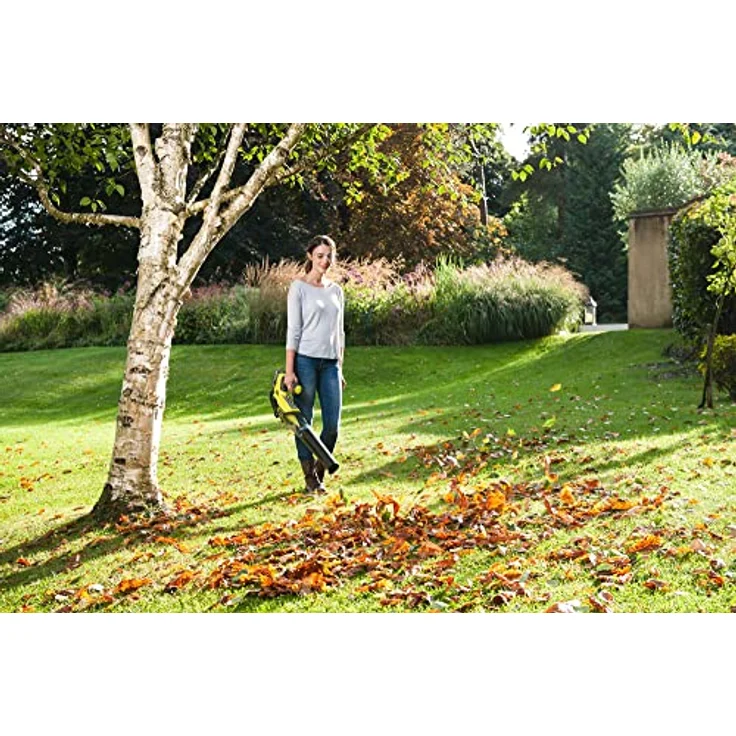 RYOBI Akku-Laubgebläse OBL18JB 18V, Laubbläser, Blasgerät 160 k/mh, Jet-Turbine-Ventilator, ohne Akku – Bild 4