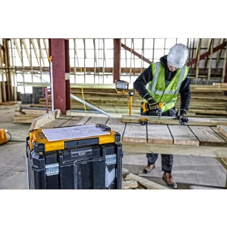 DeWalt T-Stak Clipboard DWST82732-1 - Praktische Aufbewahrung mit 180° LED-Licht, Gummierte Ecken – Bild 7