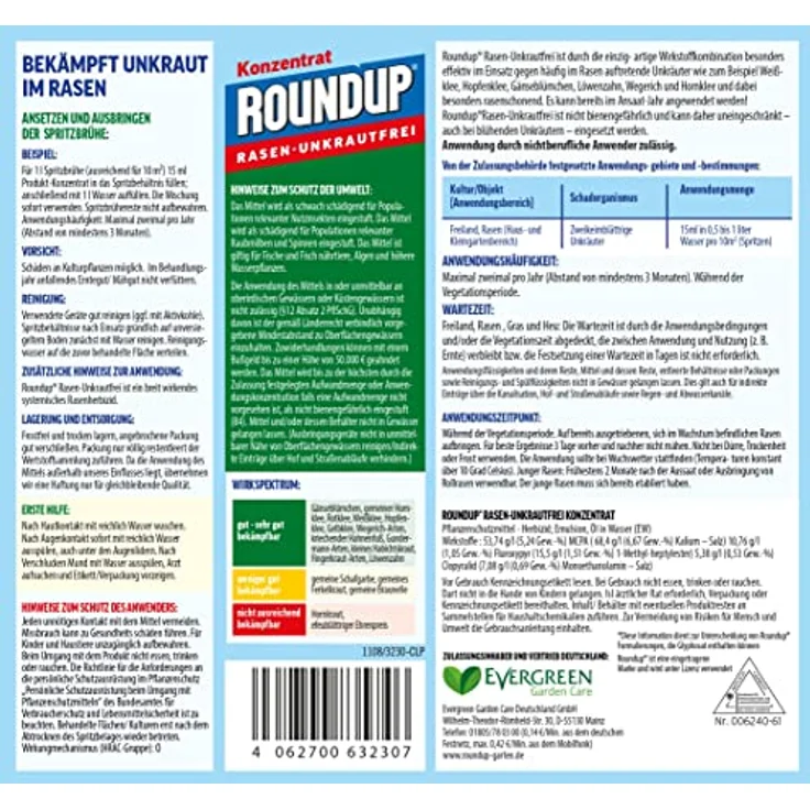 SCOTTS Roundup Rasen-Unkrautfrei, 100 ml – Bild 2