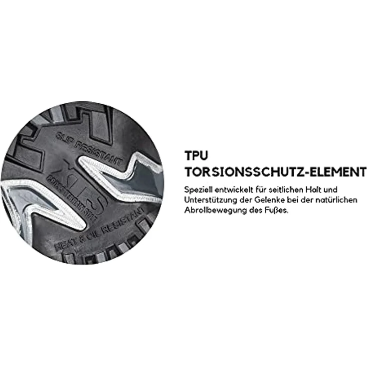 Albatros SILVER RACER XTS LOW Sicherheitsschuh, Hitzebeständig, Atmungsaktiv, Metallfrei – Bild 6