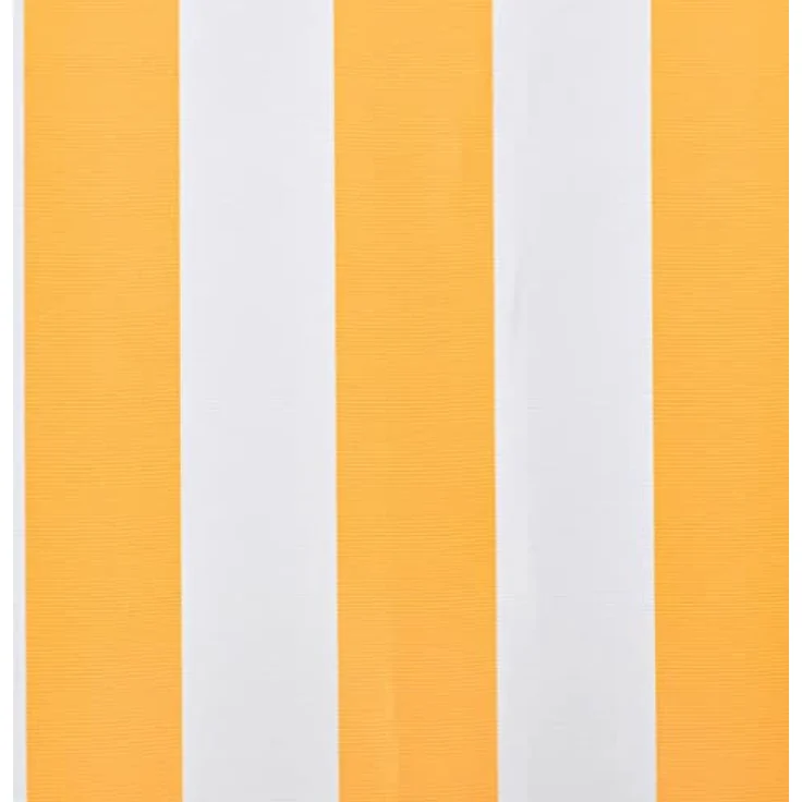 vidaXL Markisenbespannung Canvas Orange &amp, Weiß 500×300 cm – Bild 3