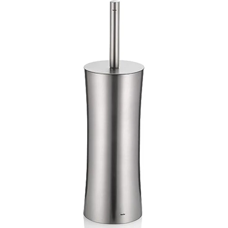 kela 22496 WC-Garnitur Elegance aus Edelstahl in Silber, 10 x 10 x 36 cm – Bild 1