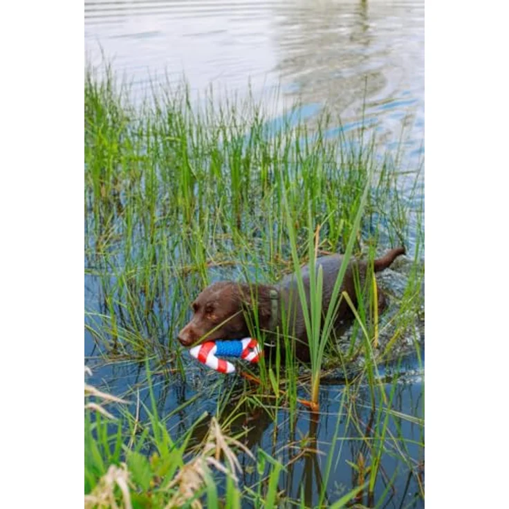 Nobby Floating Anker mit Seil, 24,5 cm für schwimmbegeisterte Hunde, blau – Bild 4