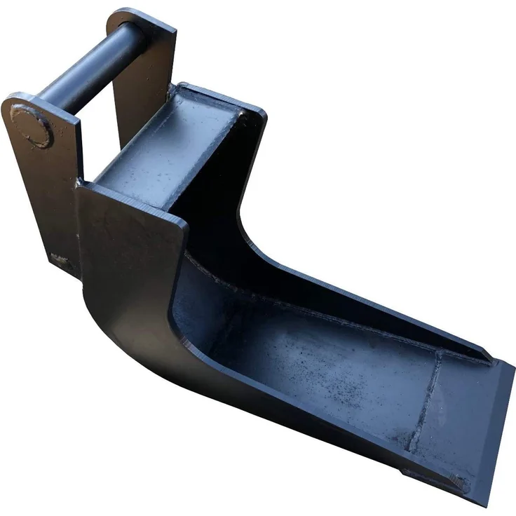 SRM Design Schaufel Tiefenlöffel Drainagelöffel MS01 Aufnahme 20cm - Kabellöffel für Kabel und Drainage, Pulverbeschichtet, 20cm breit – Bild 1