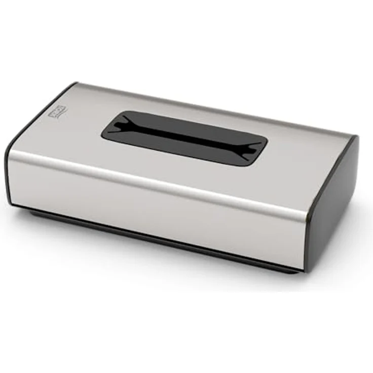 Tork 460013 Spender für Kosmetiktücher aus Edelstahl, hygienische Einzelblatt Ausgabe, platzsparend und wandmontierbar, Tork F1 Spendersystem – Bild 1