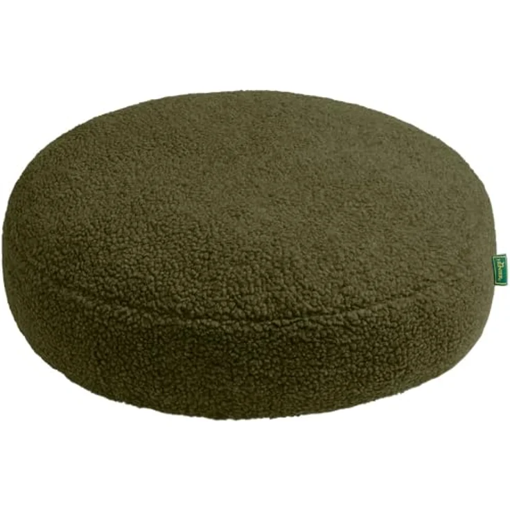 HUNTER Hundekissen Kumara Khaki, Größe L - Kuscheliges Hundekissen mit rutschhemmender Unterseite – Bild 1