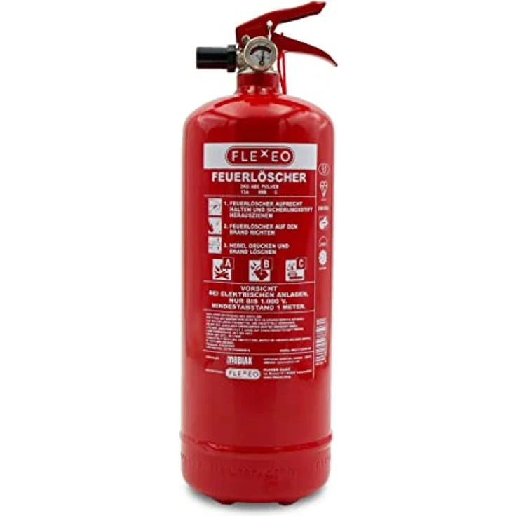 ABC Pulver Feuerlöscher, 2 kg - Preisvergleich – Bild 3