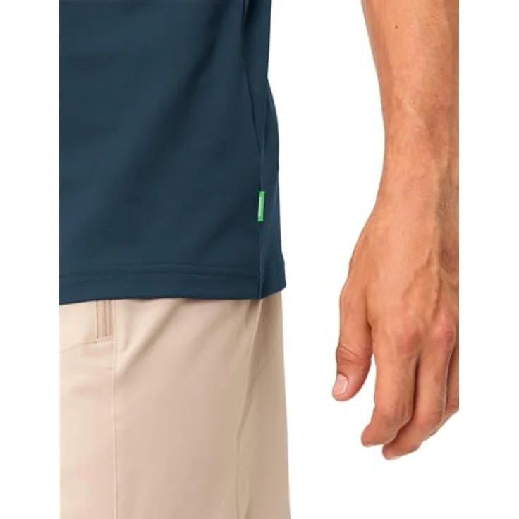 Vaude Essential Herren Shirt, Blau, atmungsaktiv, schnell trocknend, reguläre Passform, nachhaltig produziert – Bild 5