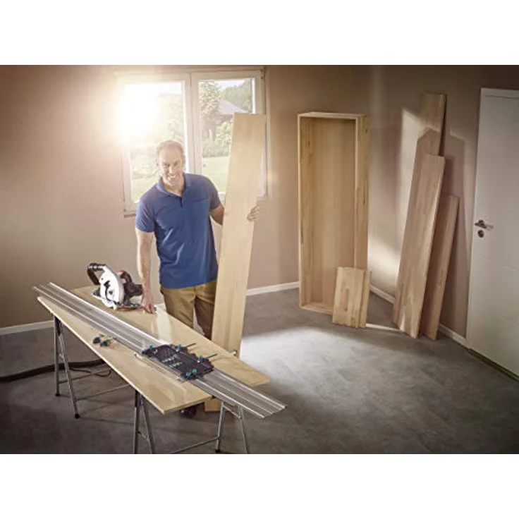 wolfcraft 6914000 Verlängerungs-Set für FKS 145, Silber – Bild 6