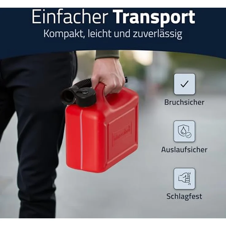 Alutec 811560 Kraftstoffkanister (L x B x H) 247 x 147 x 265mm 5l – Bild 8