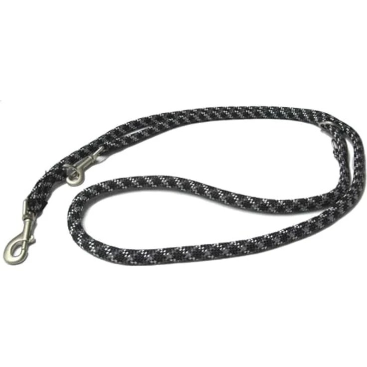 Wolters Hundeleine Everest-Tauprogramm, strapazierfähige Nylon-Leine, 3 Meter, schwarz/graphit – Bild 1