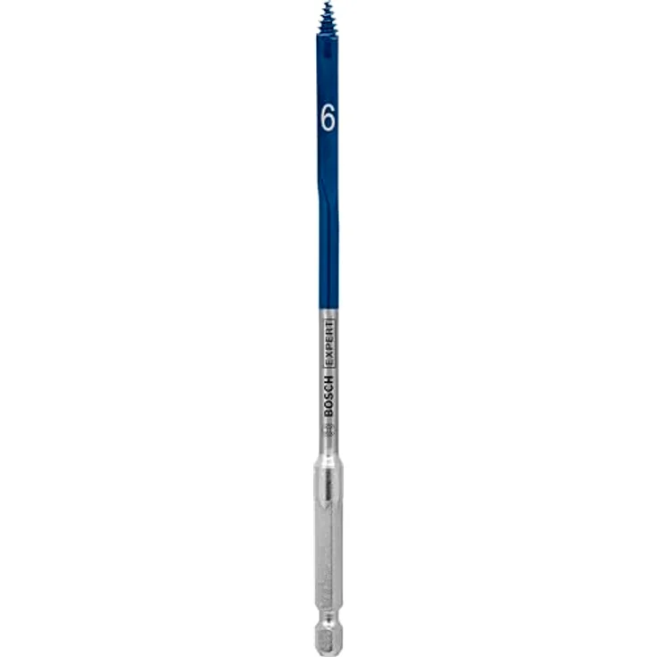 Bosch Expert Self Cut Speed Spade Bit, 6mm x 152mm, HEX Shank, schnelles Bohren für Weichholz – Bild 1