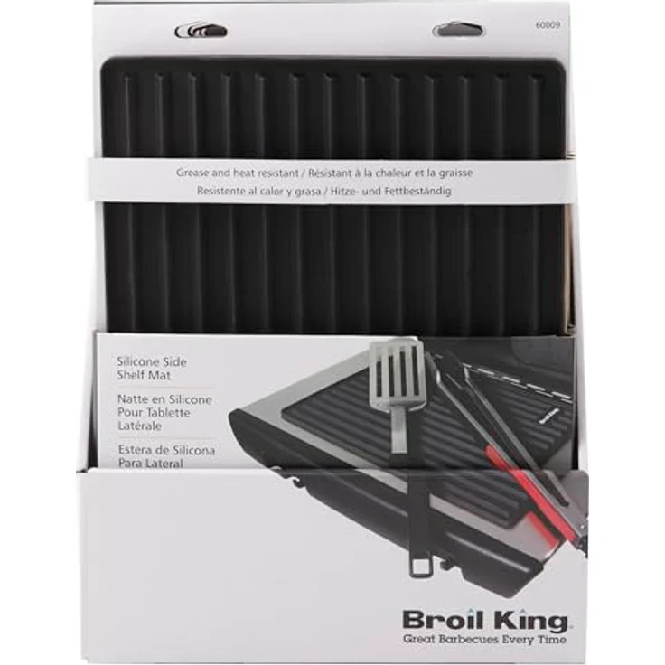 Broil King 60009 Grill-Grillzubehör, Silikon Besteckablage, edelstahl, 35,5 x 28 cm – Bild 6