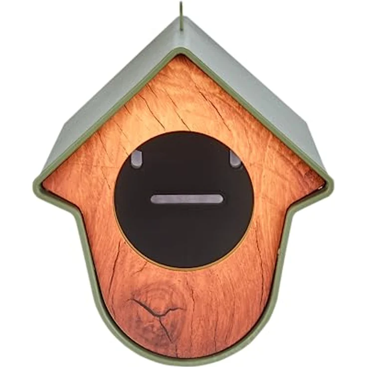 Elles Erdnussbutter-Bude Vogelfutterspender I Wiederverwendbares Futterhäuschen wetterfest & robust | Für Elles Erdnussbutter | Anziehungspunkt für Wildvögel im Garten & Balkon | Ganzjahresfütterung – Bild 5