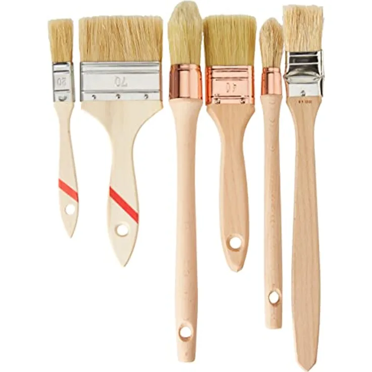 NESPOLI 6-teiliges Profi-Pinsel-Set