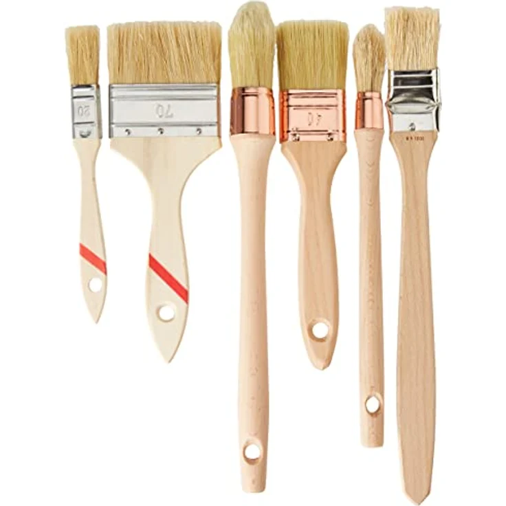 NESPOLI 6-teiliges Profi-Pinsel-Set – Bild 1