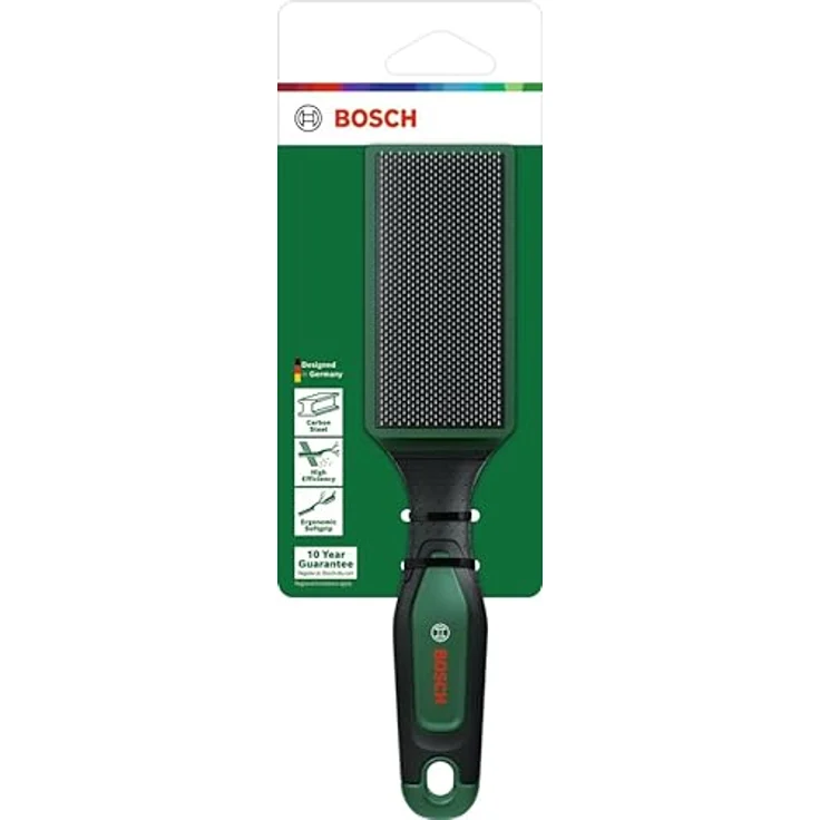Bosch Feilenbürste, Zubehör Handwerkzeug mit Kohlenstoffstahl-Borsten und ergonomischem Griff für hohe Abtragsleistung – Bild 2