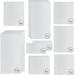 Zelsius Hohlkammerstegplatten Set 31-teilig | 6 mm Gewächshausplatte | Ersatzplatten für Gewächshaus, Garten Treibhaus