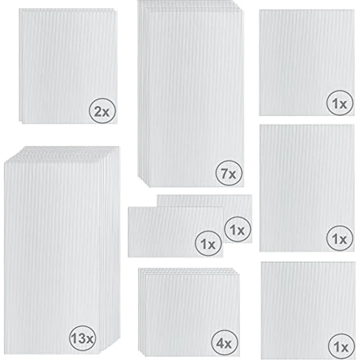Zelsius Hohlkammerstegplatten Set 31-teilig | 6 mm Gewächshausplatte | Ersatzplatten für Gewächshaus, Garten Treibhaus – Bild 1