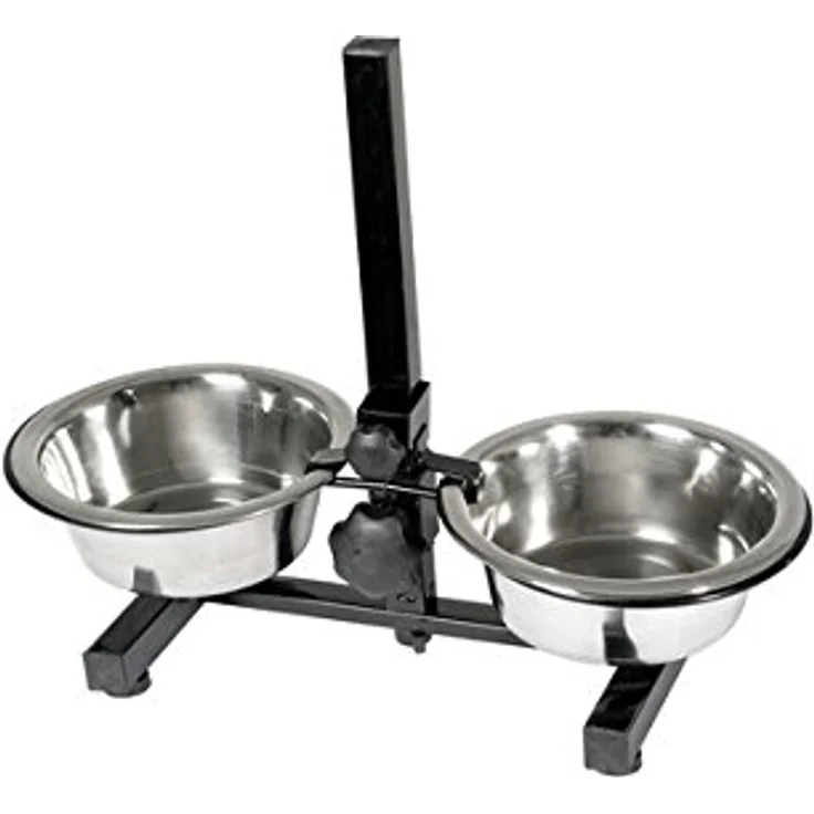 Karlie Napfständer mit Edelstahlnäpfen ø: 16 cm 2 x 810 ml – Bild 5