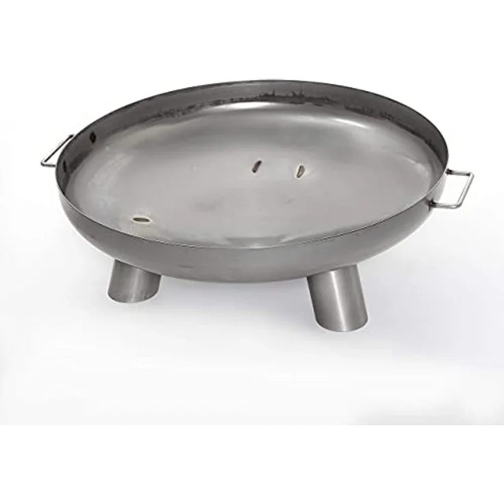 Czaja Feuerschalen® Edelstahl Feuerschale Coburg Ø 80 cm ohne Wasserablauf, rostfrei & hitzebeständig, Garten & Terrasse, Made in Germany – Bild 2