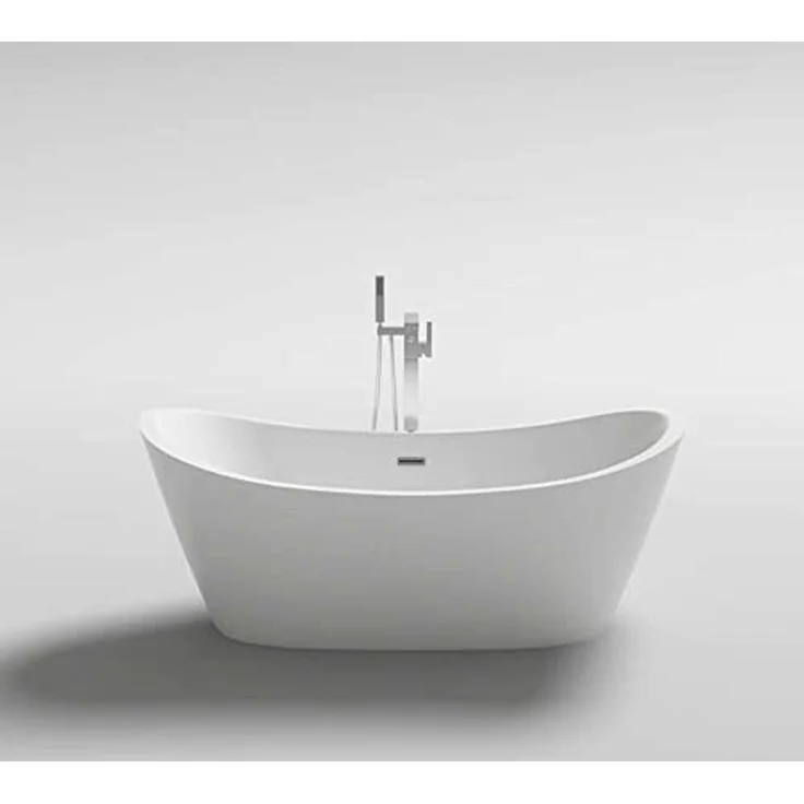 HOME DELUXE Badewanne OVALO PLUS 180 x 90 x 72 cm, freistehend mit Whirlpoolfunktion und Farblichttherapie – Bild 6