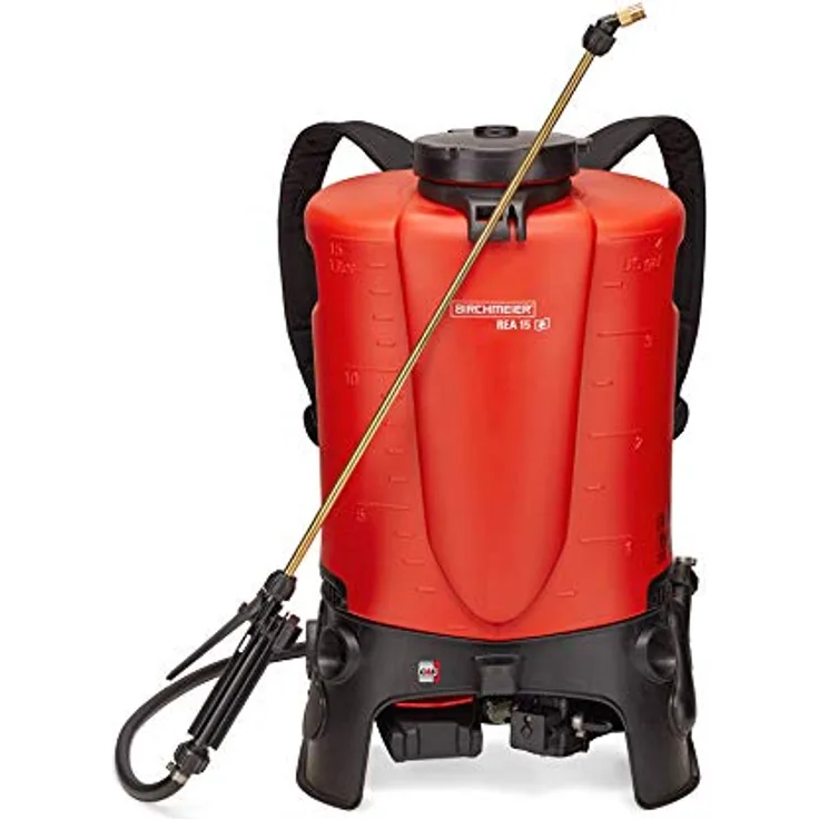Birchmeier Akku-Rucksacksprühgerät, 15 l, Geschwindigkeitsgesteuert mit CAS-System, Null Emission, Stufenlos einstellbarer Betriebsdruck