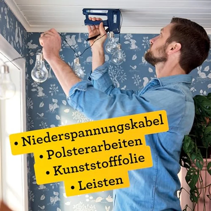 Rapid RPC7 Handtacker, vielseitiger Tacker für Feindrahtklammern, Flachdrahtklammern und Nägel, mit Powercurve-Technologie und 2-stufiger Schlagkraftregulierung – Bild 5