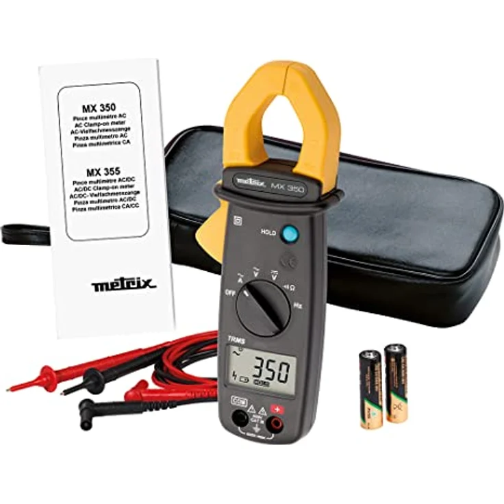 METRIX Spannungsprüfer Metrix MX 350 Stromzange digital CAT III 600 V Anzeige (Counts): 600 – Bild 2