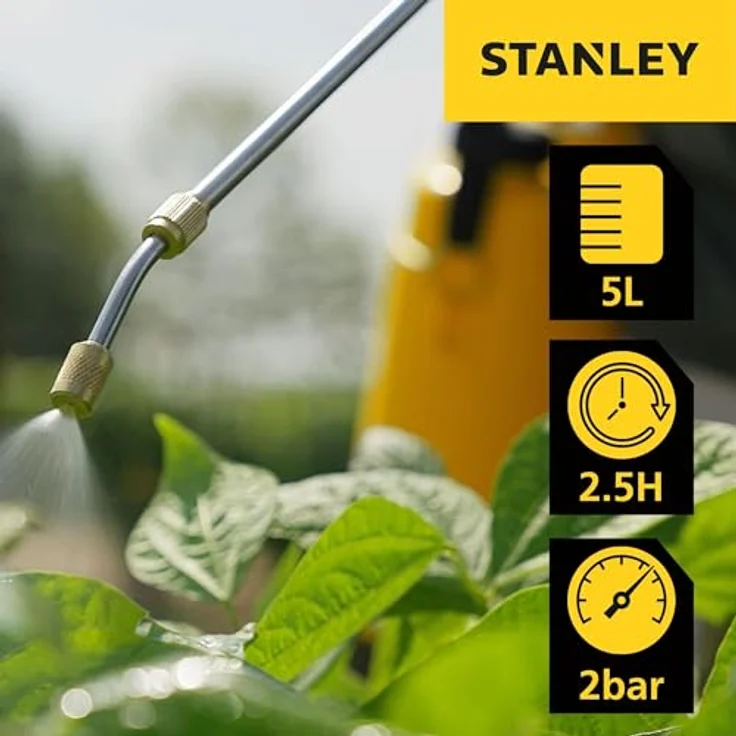 Generic STANLEY Akku-Drucksprüher, 5 L, 3,7 V, 2,6 Ah, kompaktes Bewässerungssystem – Bild 4