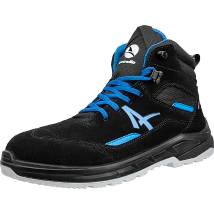 Albatros VECTOR BLUE MID S3 FO SR Sicherheitsschuh, rutschfeste Sohle, Schuhgröße 41, Schwarz/Blau – Bild 1