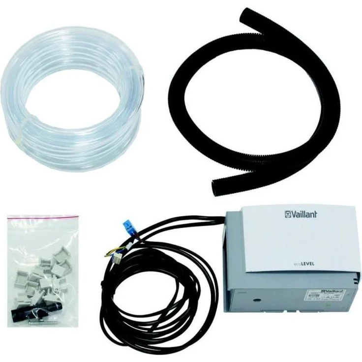 Vaillant ecoLEVEL, Kondenswasserpumpe mit 0,5 l Tankvolumen und 150 l/h Förderleistung, weiß