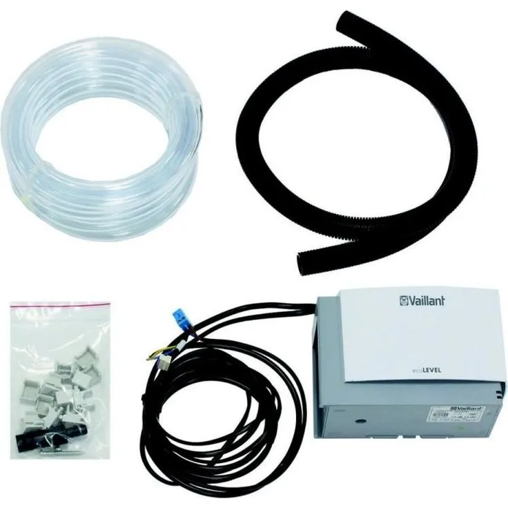 Vaillant ecoLEVEL, Kondenswasserpumpe mit 0,5 l Tankvolumen und 150 l/h Förderleistung, weiß