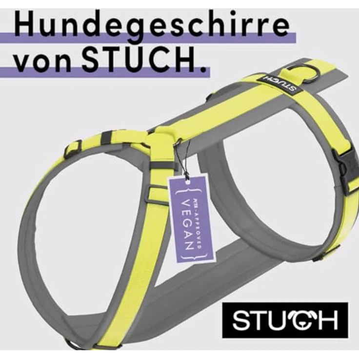 STUCH Hunde-Geschirr STUCH - Hundegeschirr - verstellbares Nylon Geschirr - gepolstert – Bild 2