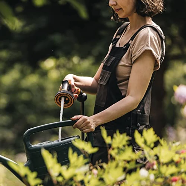 Fiskars Sprühpistole Comfort Multi 5, Gartenbrause mit 5 Funktionen, stufenlos regelbarem Durchfluss und ergonomischem Frontregler – Bild 16